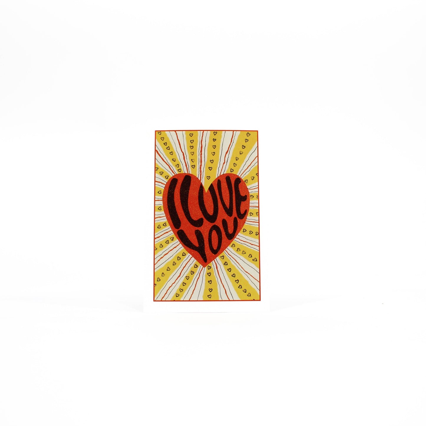 I Love You Postcard