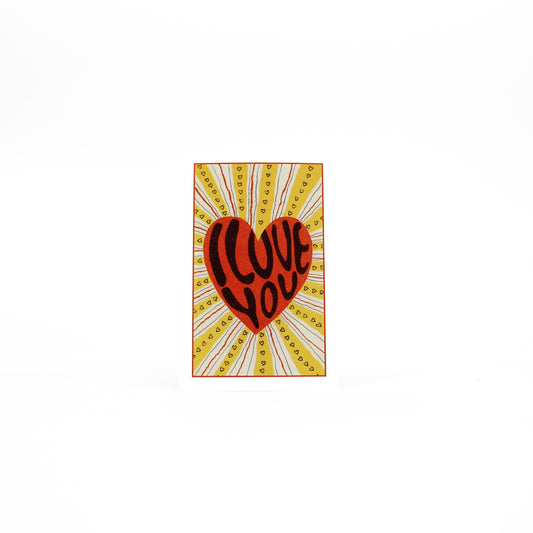 I Love You Postcard