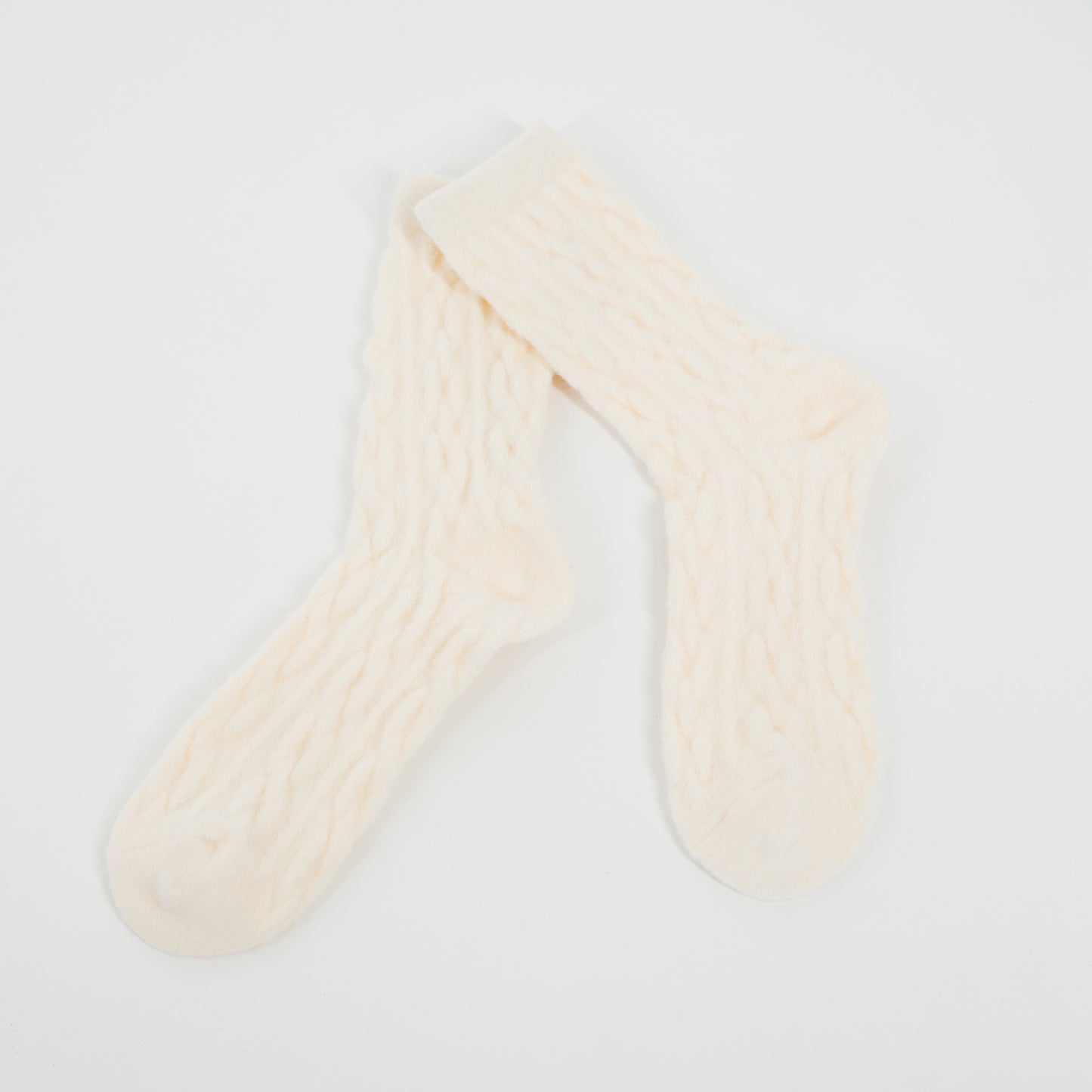 white knit socks