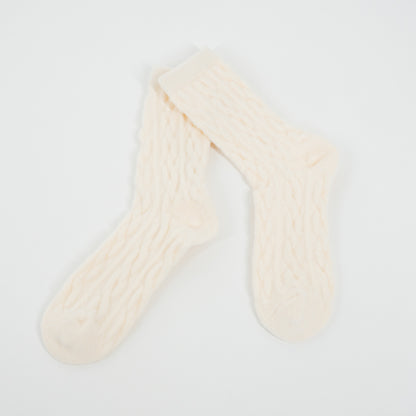 white knit socks