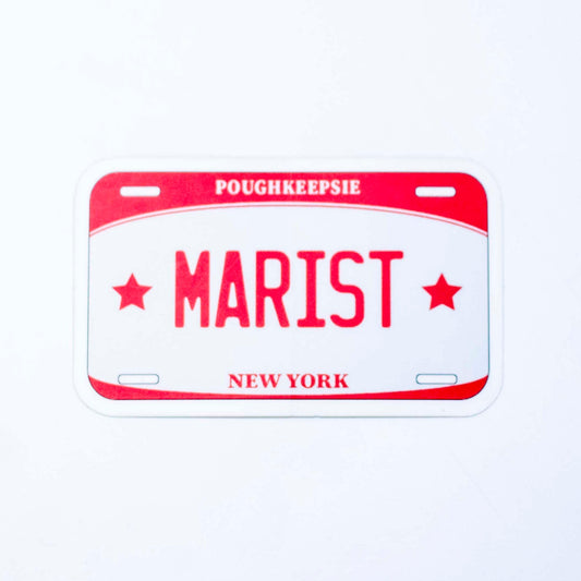 Marist License Plate Sticker