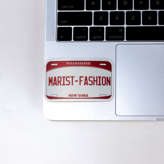 Marist Fashion License Plate Sticker