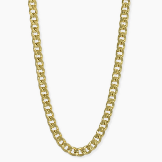 Gold Chain Link Men's Necklace